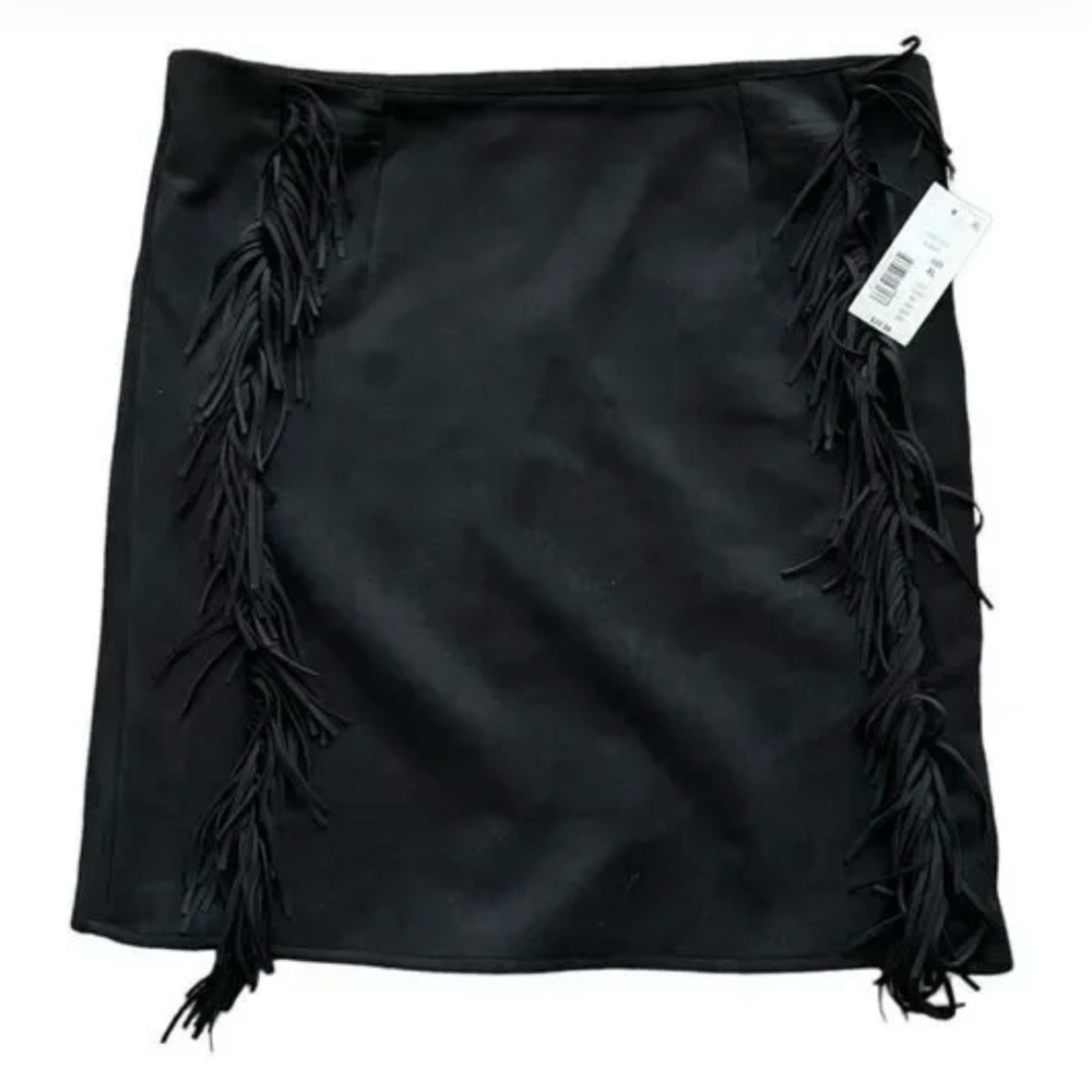 Chelsea & Violet Black Embellished Mini Skirt